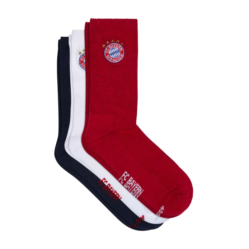 Bayern München Bayern Mníchov športové ponožky detské (3 páry v balení) -SKLADOM
