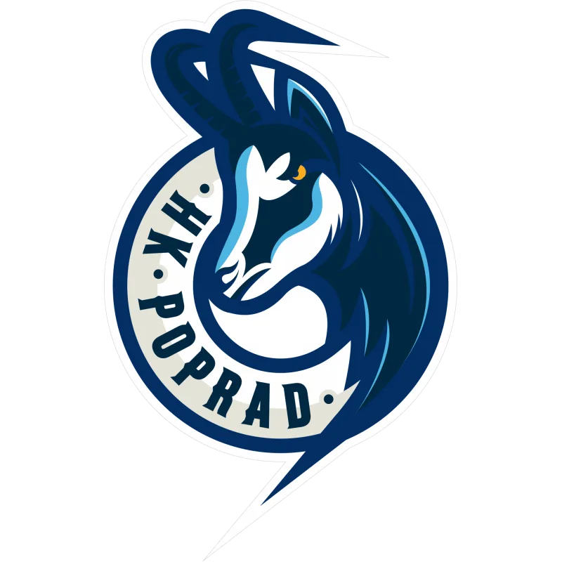 HK Poprad nálepka 6,3 x 10 cm - SKLADOM