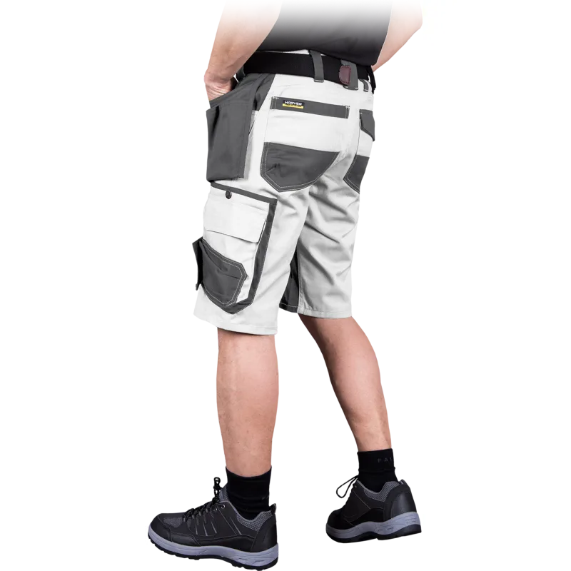 Leber&Hollman HARVER-TS WS pánske kraťasy White/Grey S-3XL