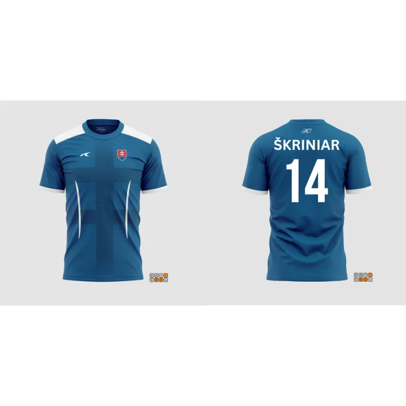 Futbalový dres Slovensko / Slovakia Milan Škriniar modrý detský