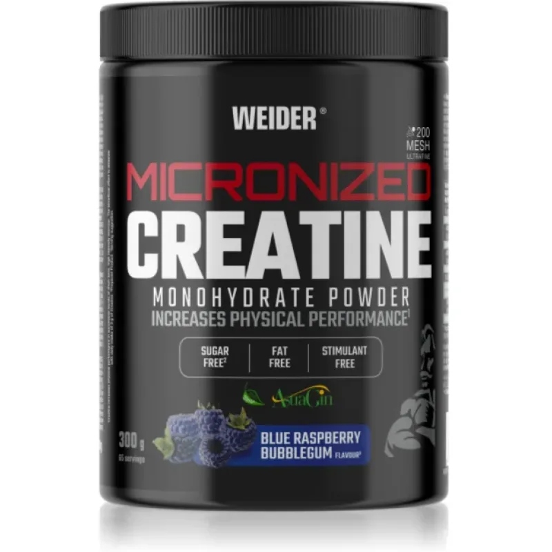 Micronized Creatine 200 Mesh powder 300 g - Weider Príchuť: Modrá malina - 300 g