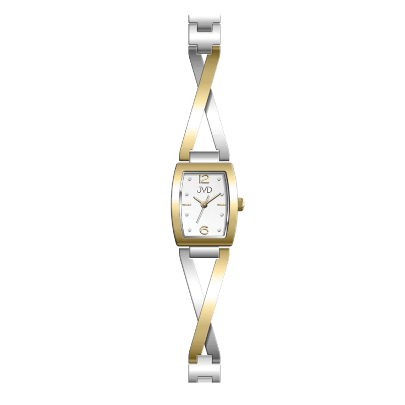 JVD Dámské ocelové zlacené náramkové hodinky JVD J4205.2