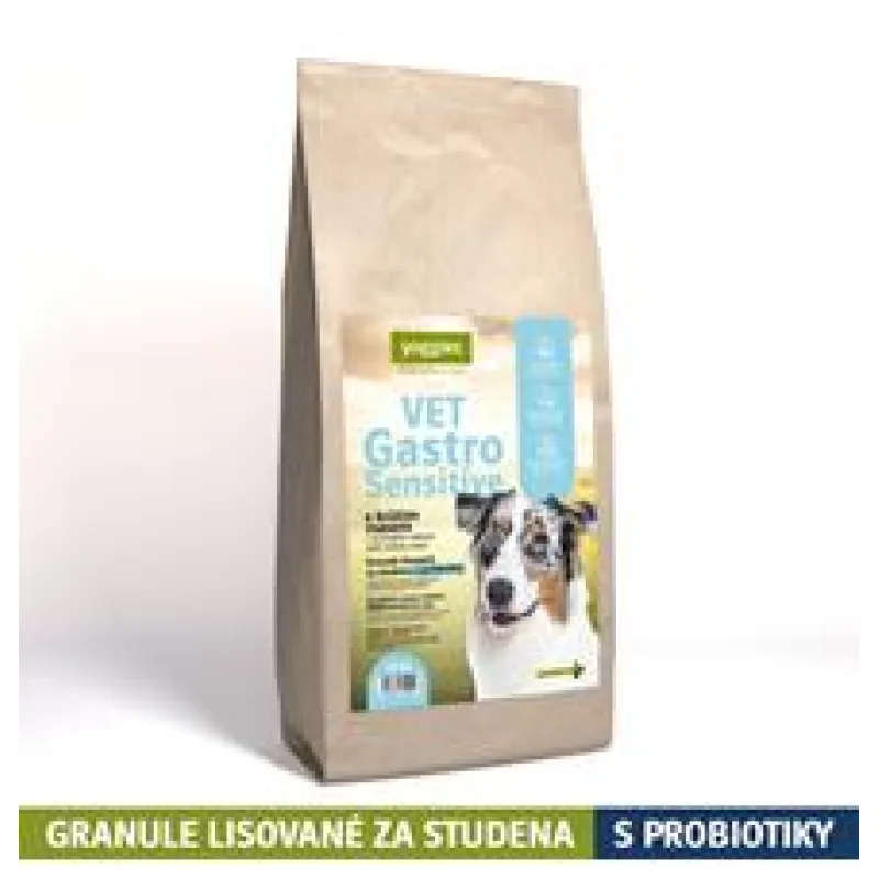 Yoggies VET Gastro Sensitive s krůtím masem, granule lisované za studena s probiotiky 5 kg