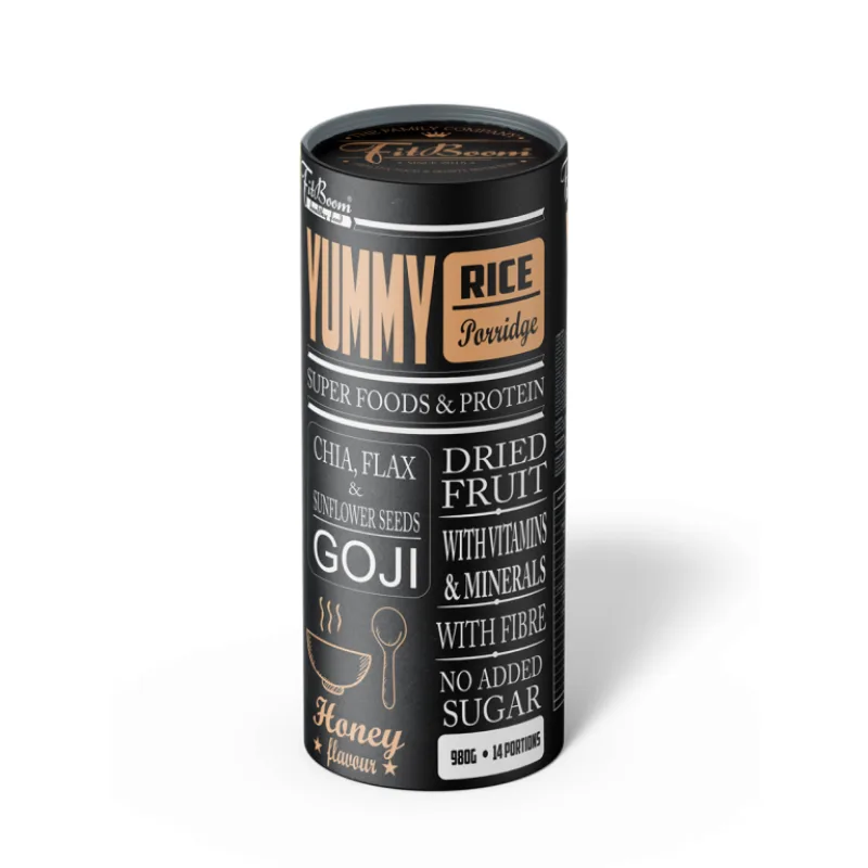 YUMMY RICE 980 g - FitBoom Príchuť: Jahoda