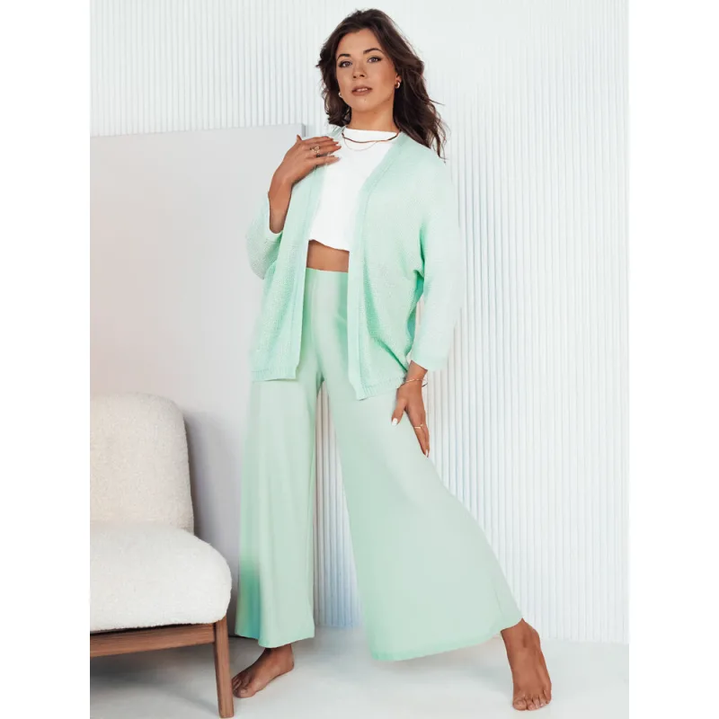 Tereni UY2004 široké kalhoty mintové