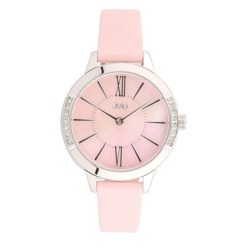 JVD Dámské šperkové ocelové náramkové hodinky JVD J4199.3 se zirkony