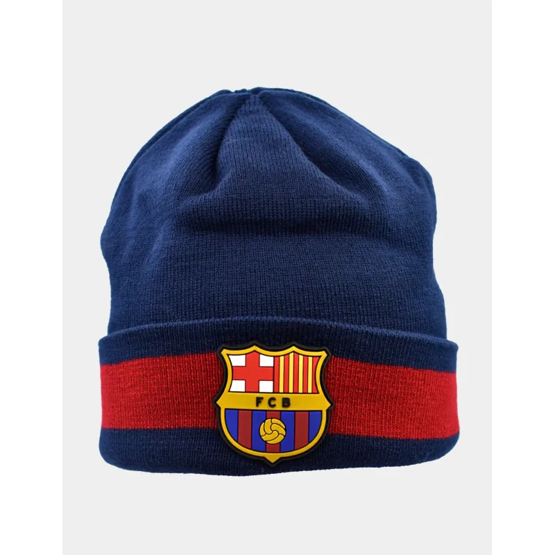 FC Barcelona zimná čiapka tmavomodrá