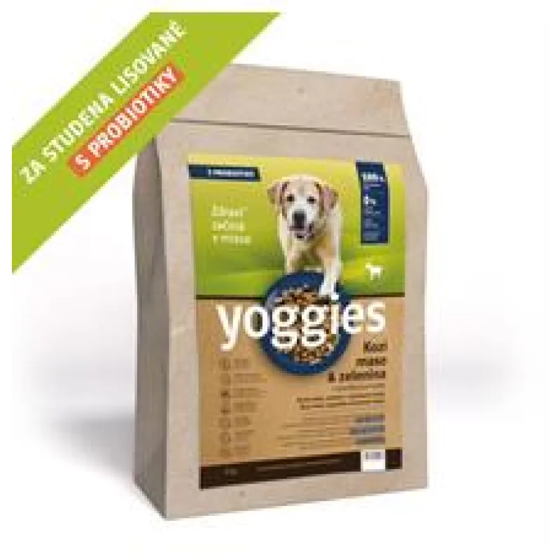 Yoggies Hypoalergenní granule s kozím masem, lisované za studena 15 kg