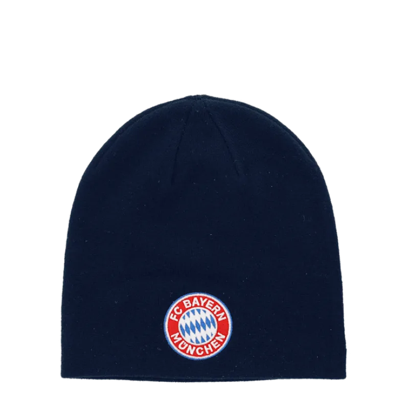 FC Bayern Mníchov pletená zimná čiapka tmavomodrá