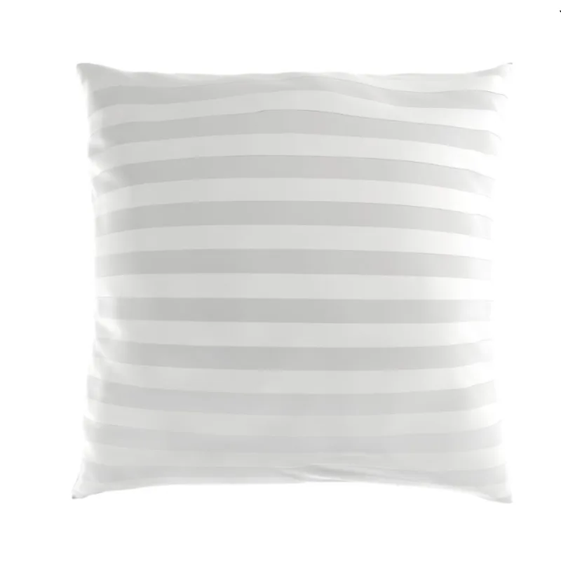 Obliečka na vankúš Atlas grádl 22mm prúžok biely so zipsom 40x40 cm