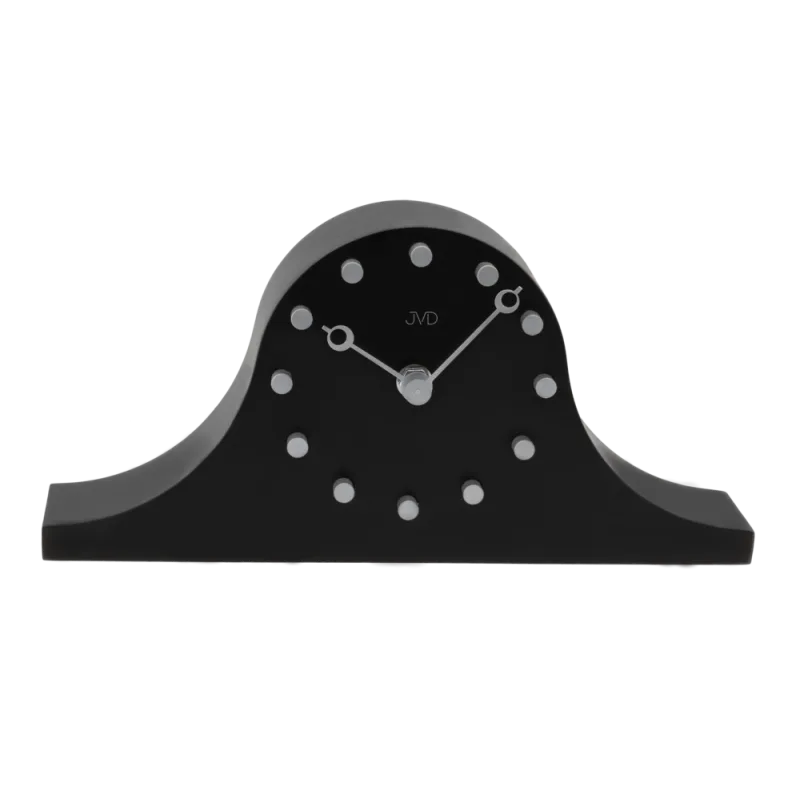 JVD Dřevěné designové stolní černé napoleonky hodiny JVD HC202.1