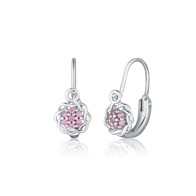 JVD Dětské stříbrné náušnice se zirkony SVLE3053XF6R200