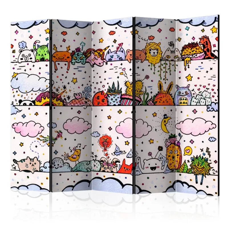Artgeist Paraván - Funny Animals II [Room Dividers]