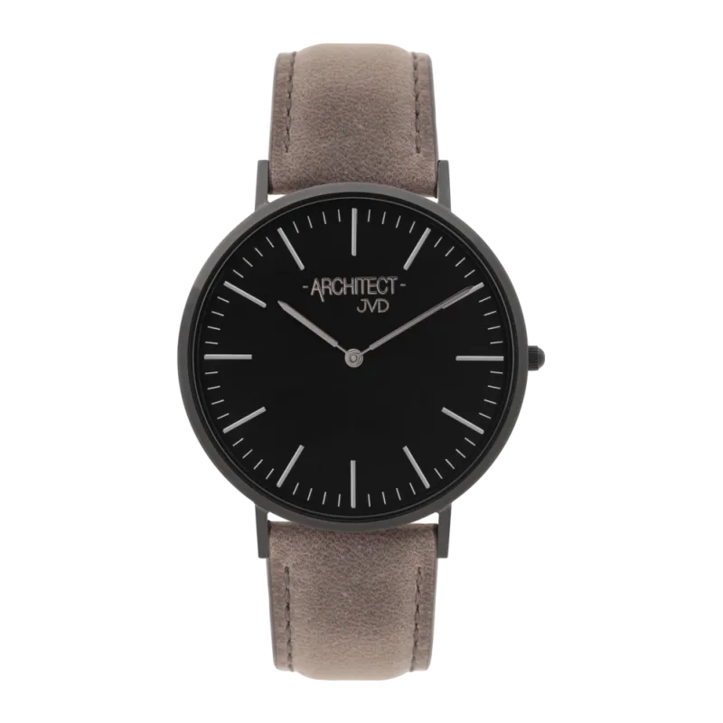 JVD Pánské černé luxusní náramkové hodinky Architect JVD AC-065