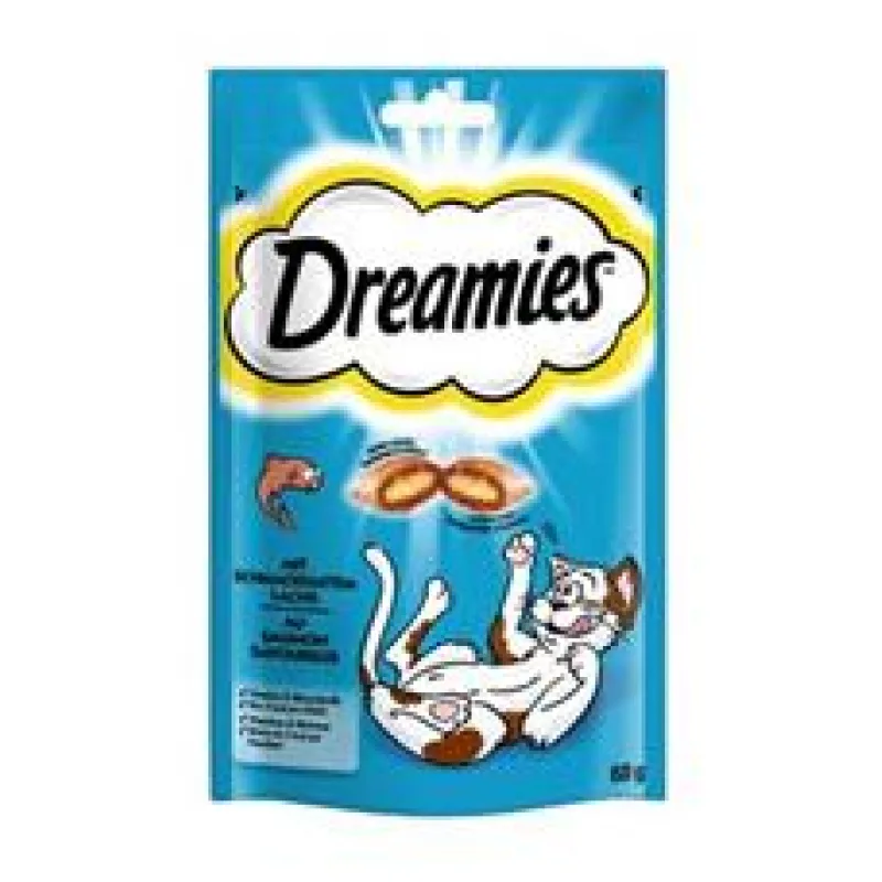 Dreamies kočka pochoutka s lososem 60 g