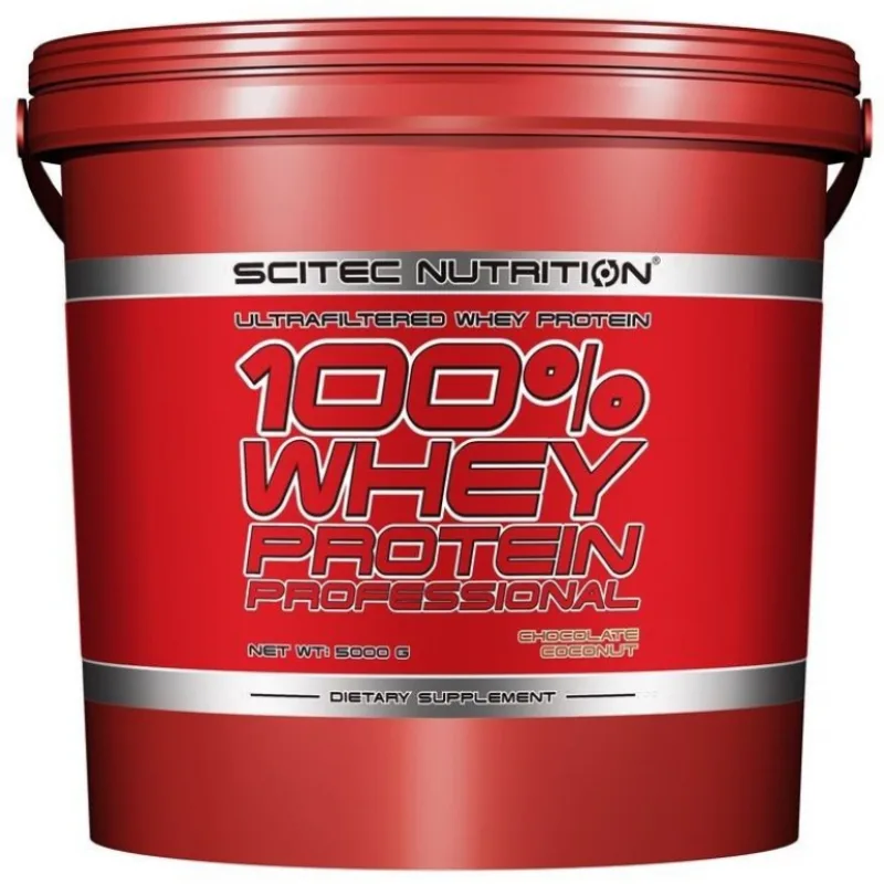 100% Whey Protein Professional 5000 g - Scitec Nutrition Príchuť: Banán