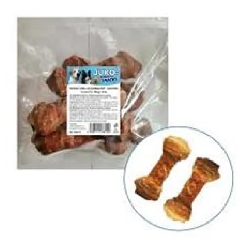 Uzel buvolí obalený kachním masem JUKO Snacks 15 cm 6 ks