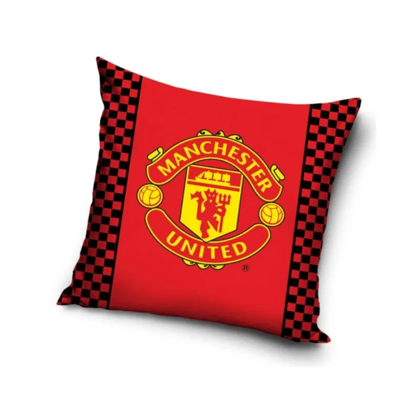 Futbalový vankúšik Manchester United Logo 40x40 cm