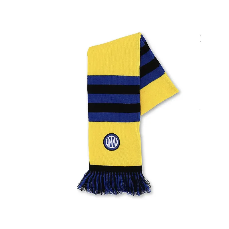 Inter Miláno pletený šál žlto-modrý
