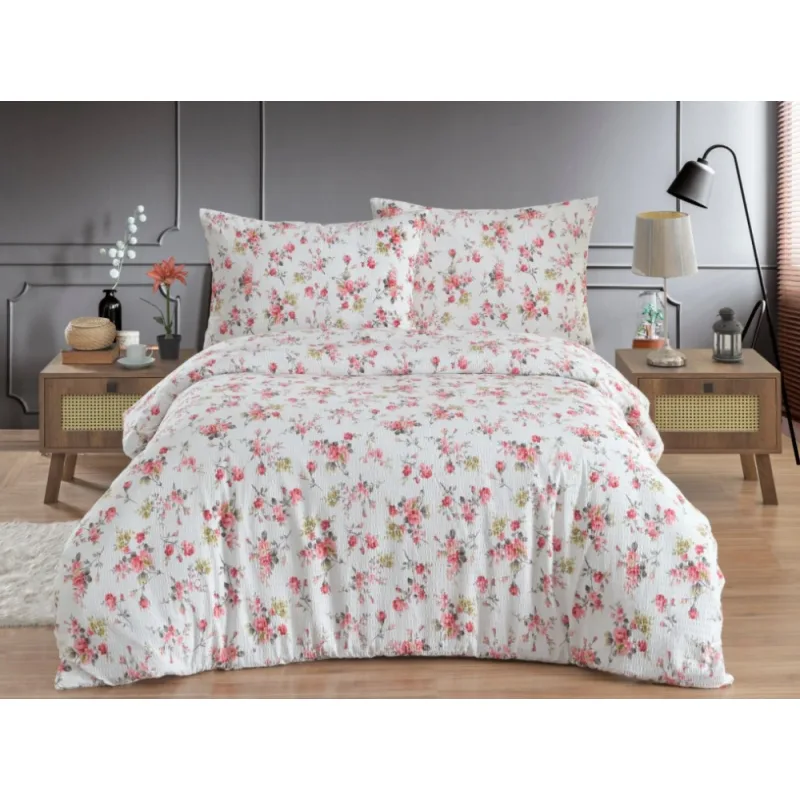 Krepové obliečky Rosario red 140x200/70x90 cm