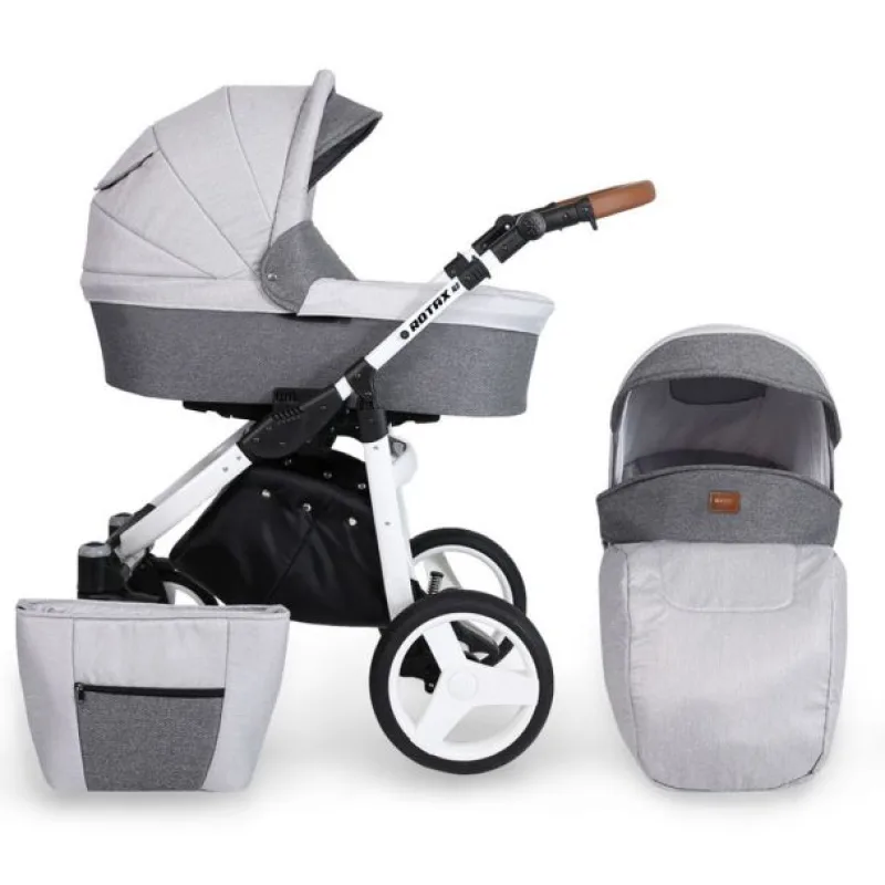 Kočík Kunert Rotax white frame 2v1 - 03