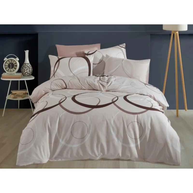 Bavlnené obliečky Toronto beige 240x200/2x70x90 cm