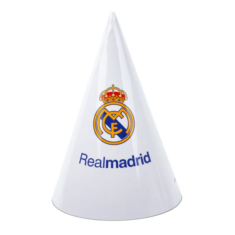 Real Madrid párty čiapky (6 ks v balení)