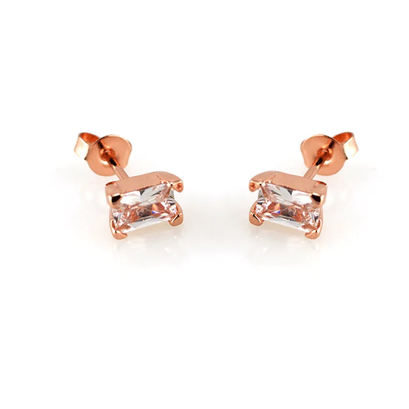 MPM Ocelové náušnice z chirurgické oceli Earrings 7454 - Rose Gold