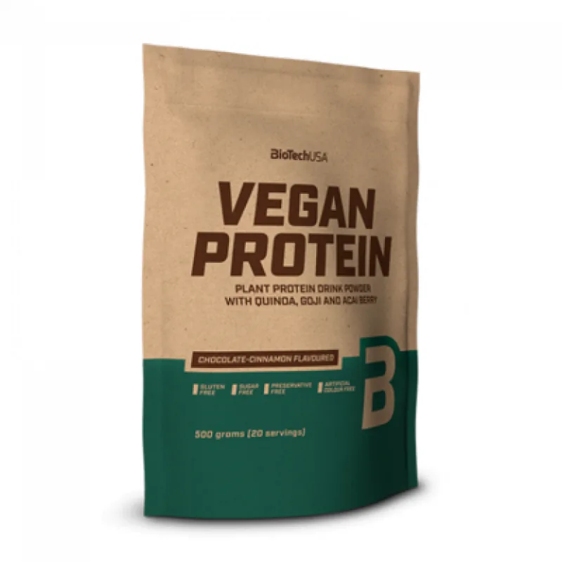 Vegan Protein 500 g - BioTech USA Príchuť: Lieskový oriešok