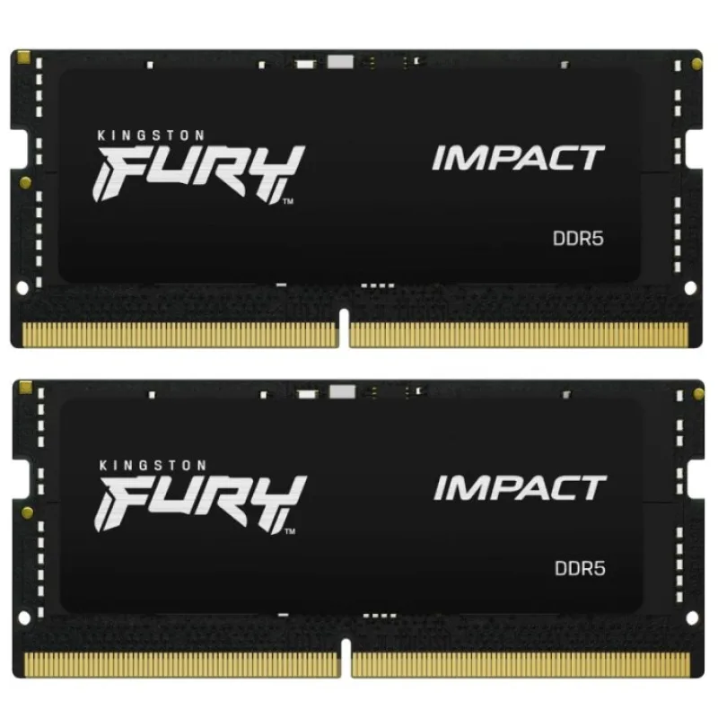 KINGSTON SODIMM DDR5 32GB (Kit of 2) 5600MT/ s CL40 FURY Impact PnP…