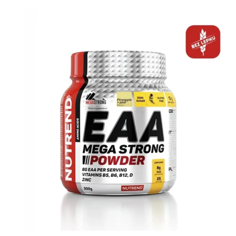 EAA Mega Strong Powder 300 g - Nutrend Príchuť: Citrónový ľadový čaj