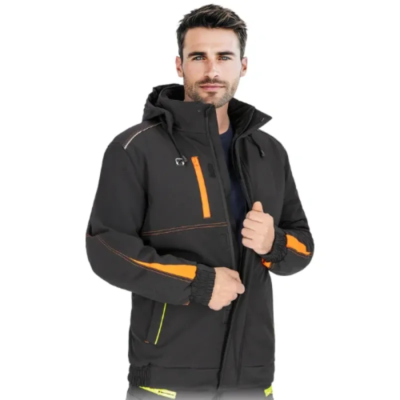 Leber&Hollman ÍRSKO softshellová bunda čierna