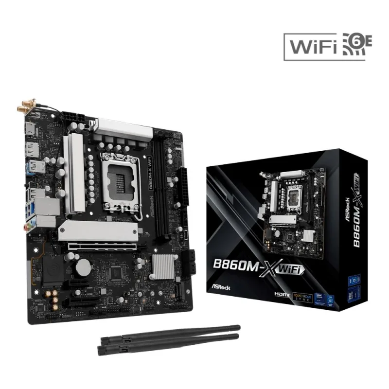 ASRock MB Sc LGA1851 B860M-X WIFI, Intel B860, 2xDDR5, 1xDP, 1xHDMI, …