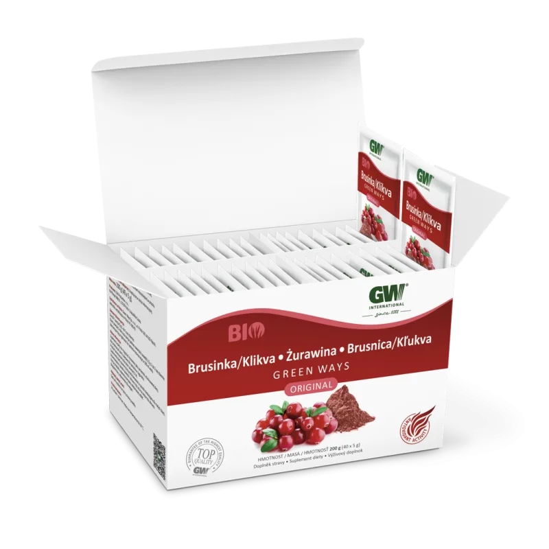 BIO sušený prášok z plodov BRUSNICE (200g)