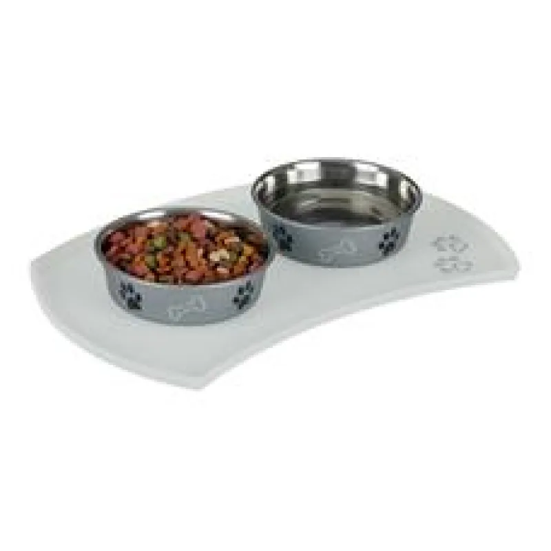 Prostírání pod misky silikonové, transparentní 48 x 27 cm