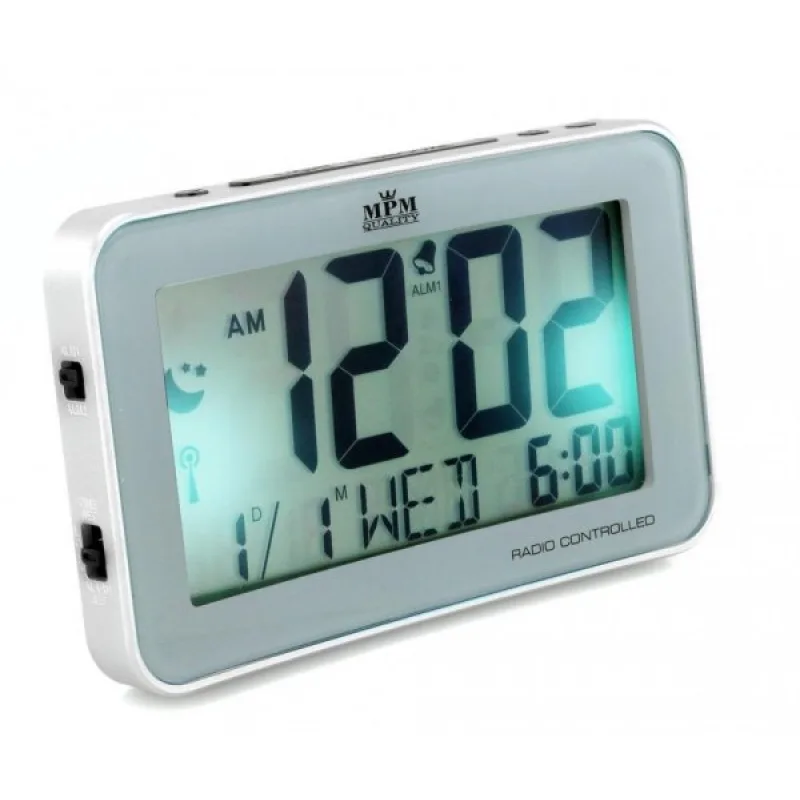 MPM Digitální rádiem řízený budík MPM C02.3113.00