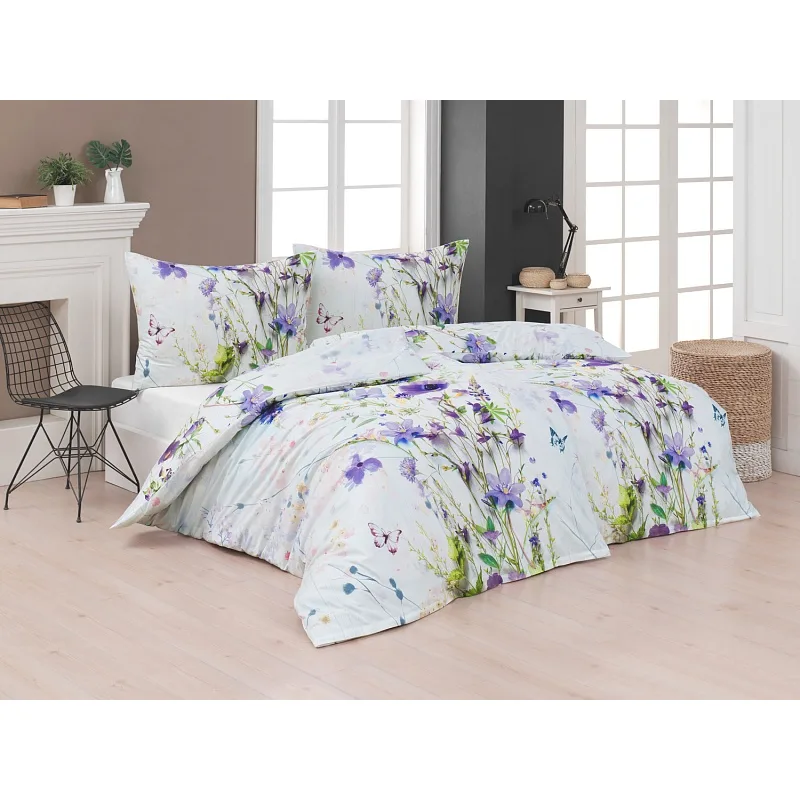 Matejovský Posteľné obliečky Bluebell Digitál 220x240/2x70x90 cm