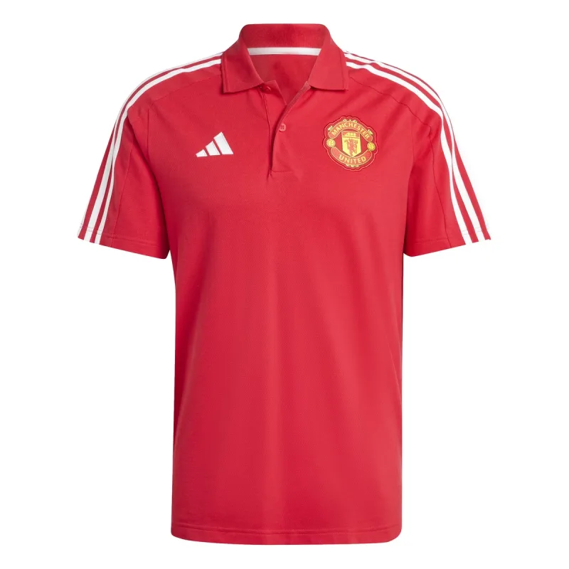 Adidas Manchester United polokošeľa červená pánska