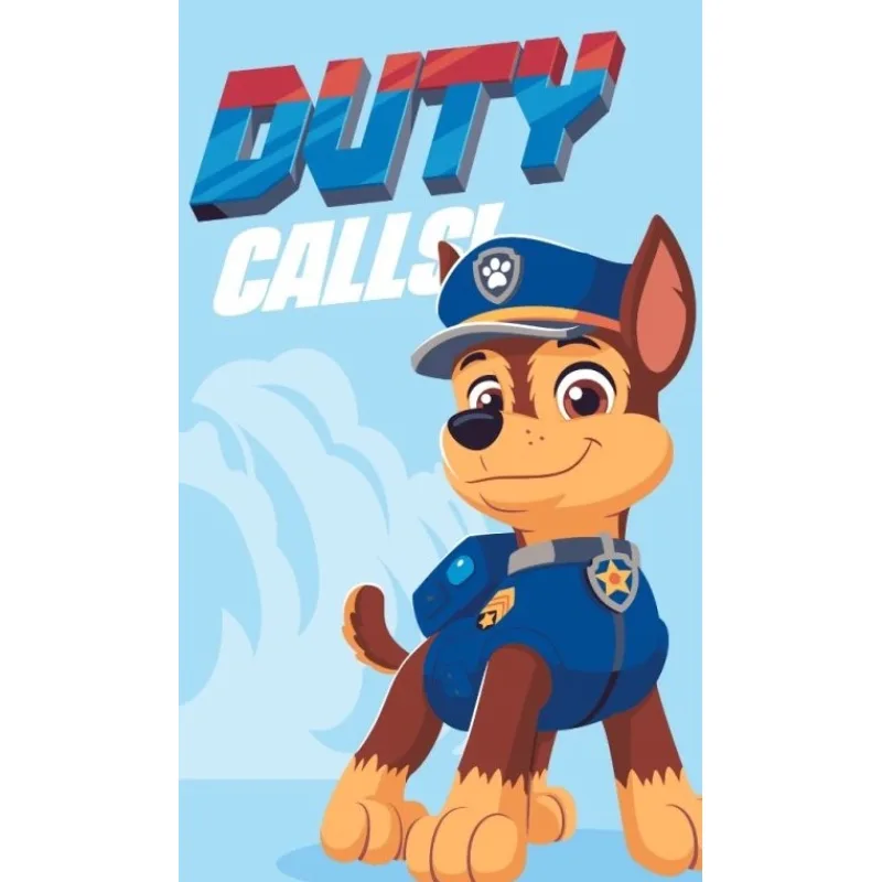 Detský uteráčik Tlapková Patrola Hrdina Chase 30x50 cm