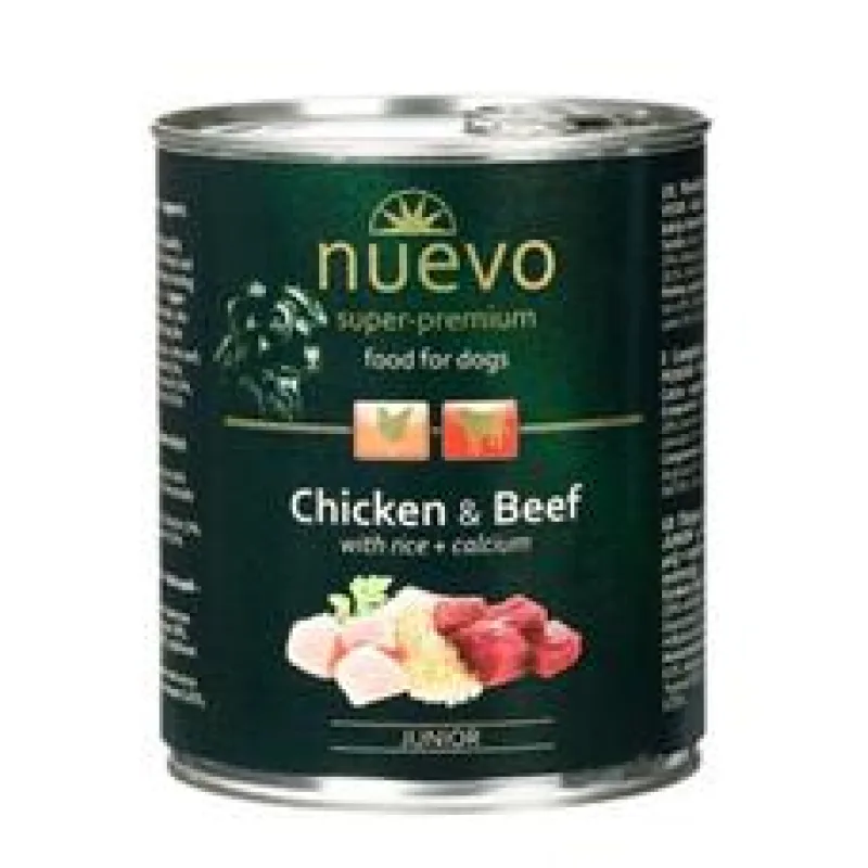 Nuevo pes Junior Kuřecí a Hovězí konz. 400 g