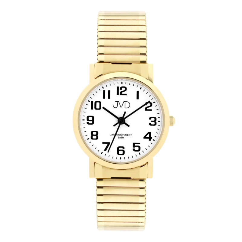 JVD Dámské módní ocelové hodinky na pružném pérovém řemínku JVD J4012.8