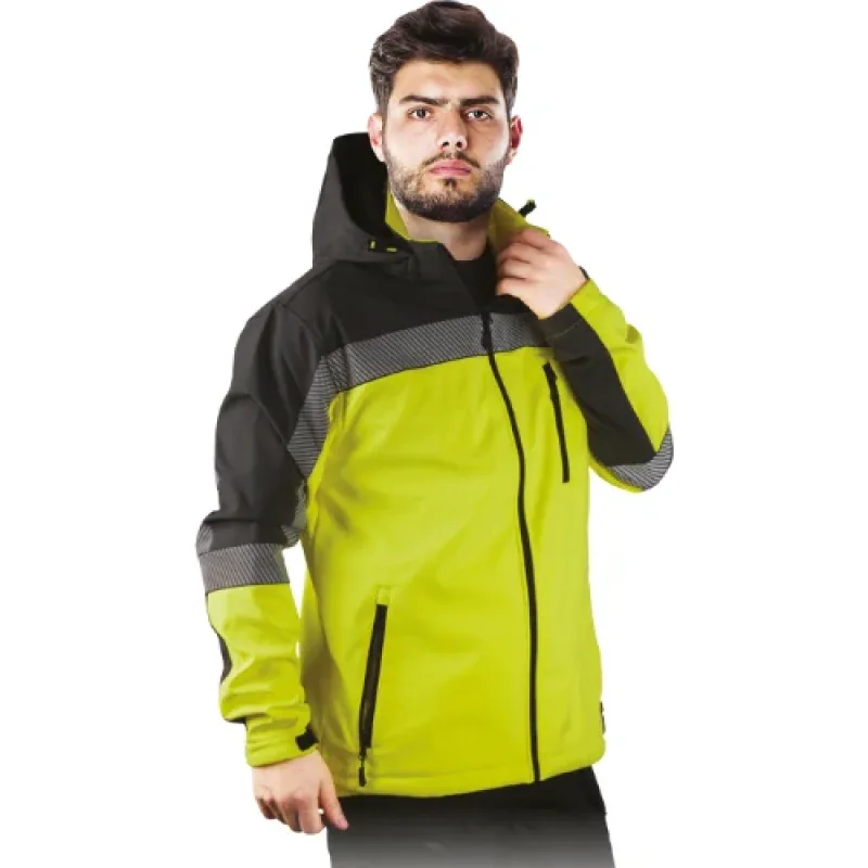 Leber&Hollman PIROL softshellová bunda žltá