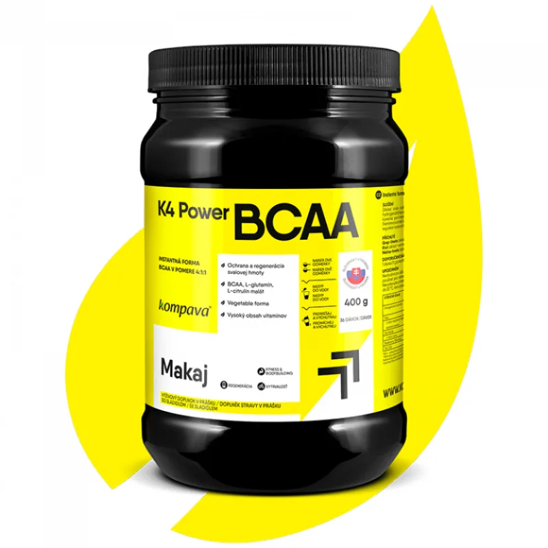 K4 Power BCAA 4:1:1 400 g - Kompava Príchute: Malina - Limetka
