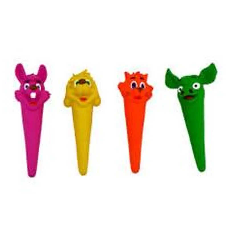 Mrkev s obličejem plný latex 1ks/20cm