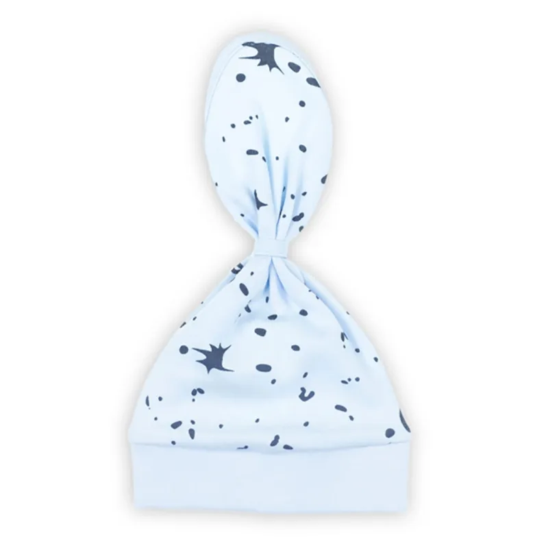 Dojčenská bavlnená čiapočka-šatka Nicol Max light