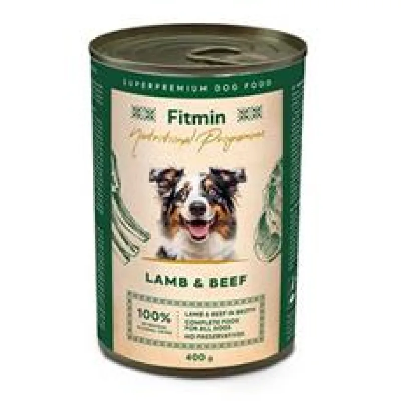 Fitmin dog NP konz. jehněčí a hovězí 400g