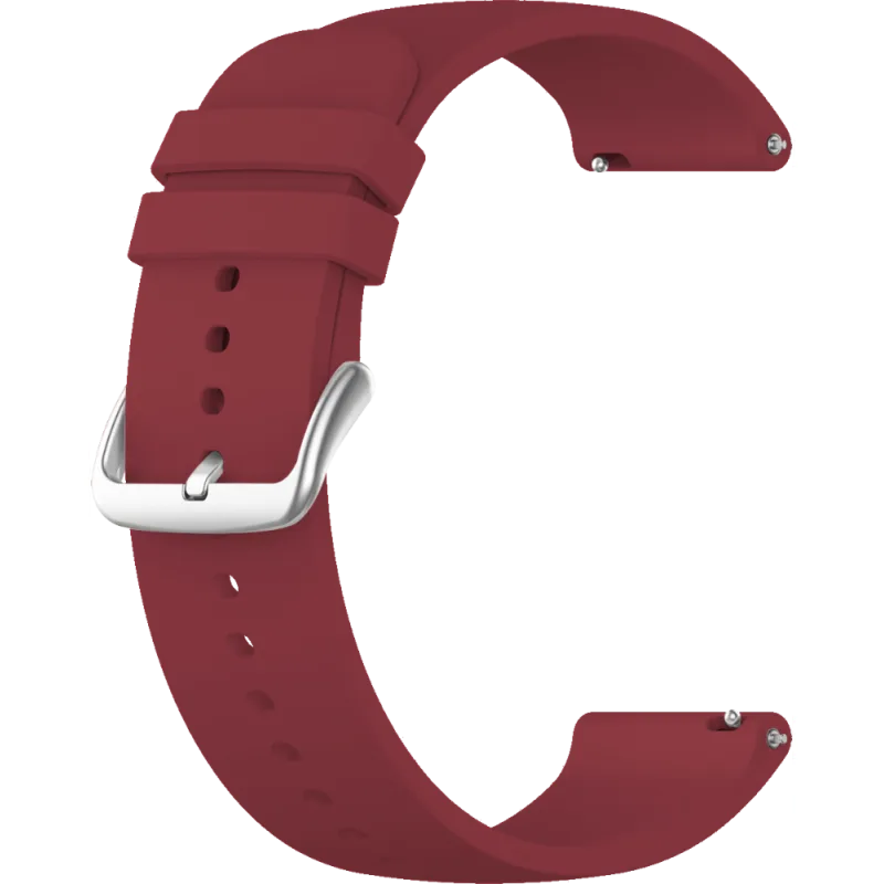 LAVVU Vínový silikonový řemínek na hodinky - 18 LS00V18