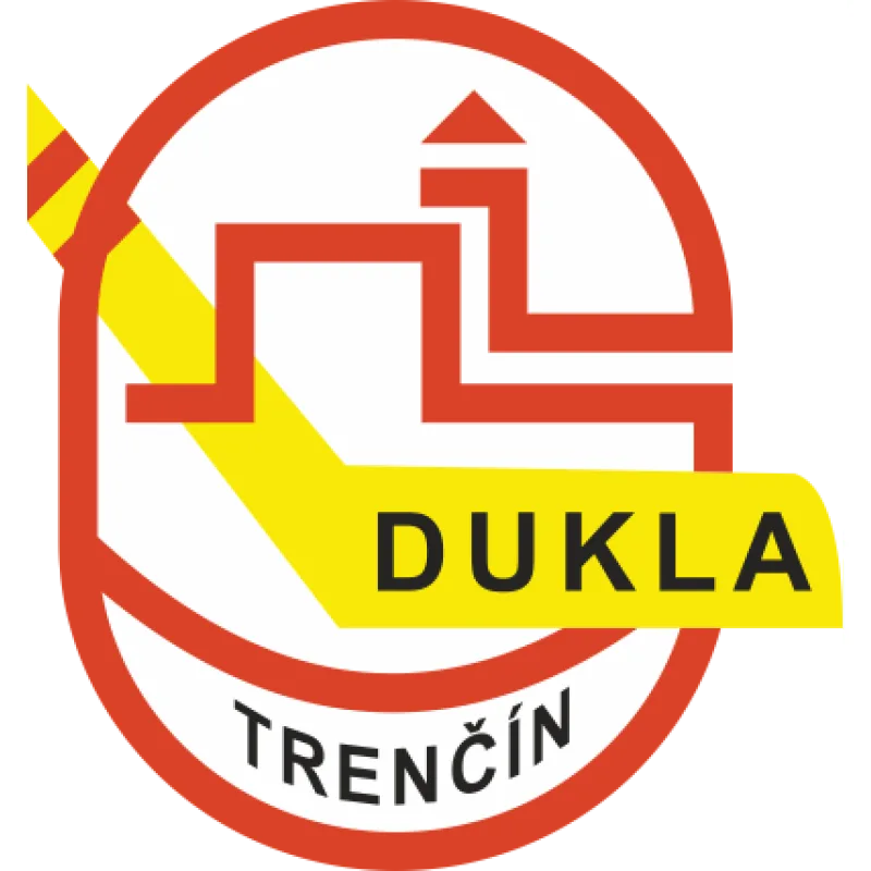 HK Dukla Trenčín nálepka 9,4 x 10 cm - SKLADOM