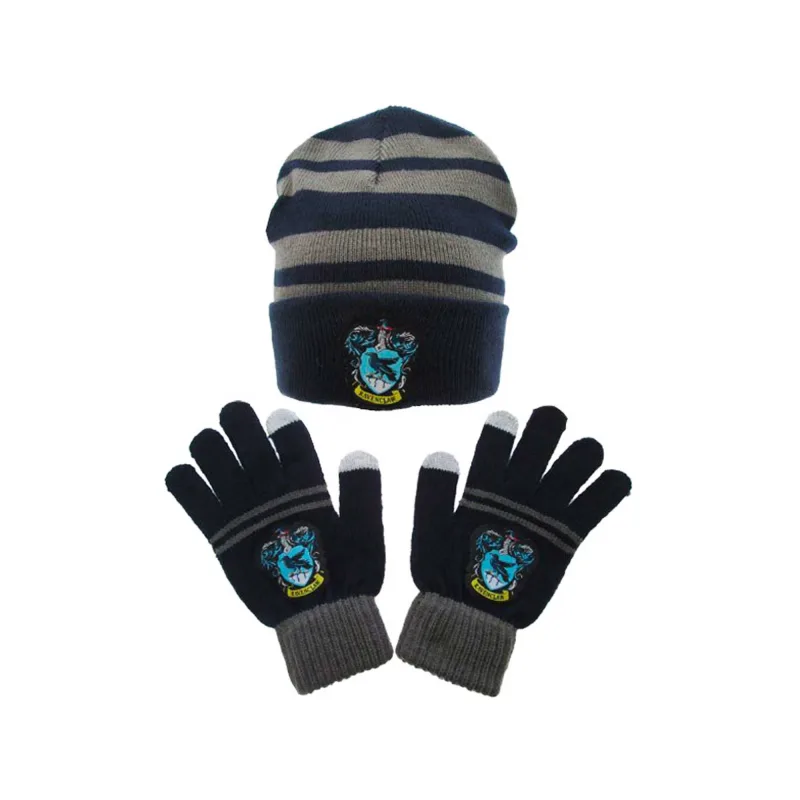Harry Potter Ravenclaw - Bystrohlav zimný set detský - čiapka + rukavice