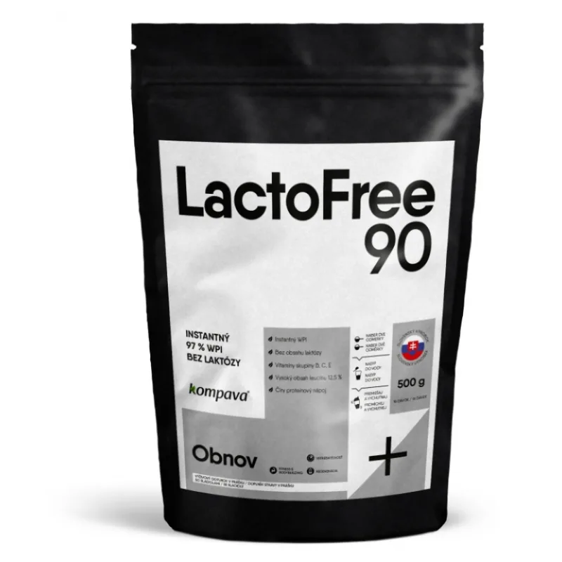 LactoFree 90 - 500 g - Kompava Príchuť: Vanilka